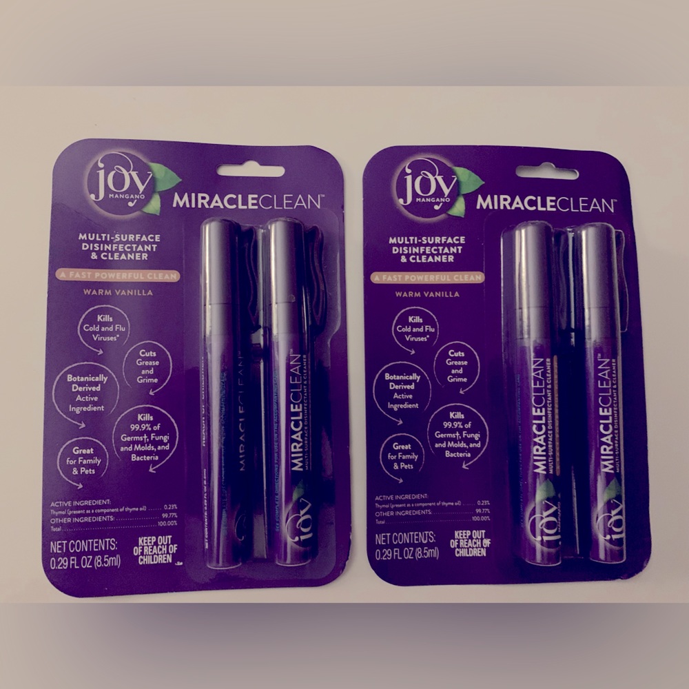 Joy Mangano Miracle Clean Warm Vanilla Multi-Surface Disinfectant Cleaner Vintag